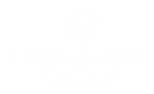 logo citraland sidoarjo vertikal white